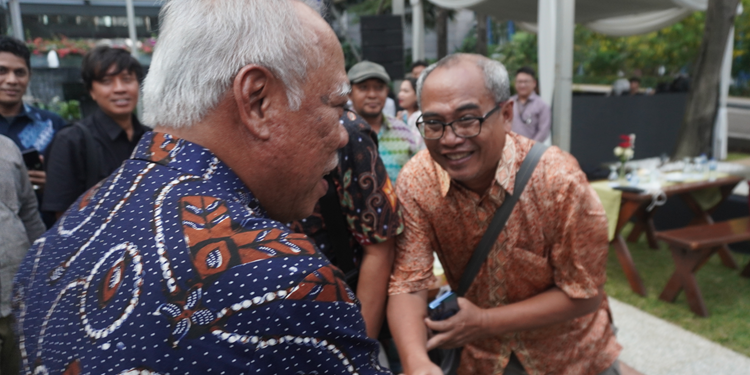 Menteri Basuki Hadimuljono Pamitan Kepada Wartawan di PUPR