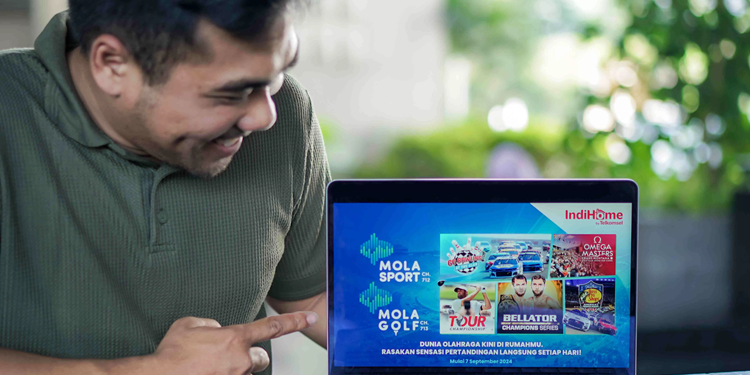 IndiHome TV Kini Punya Channel Mola Golf, Tayangan Olah Raga Kelas Dunia