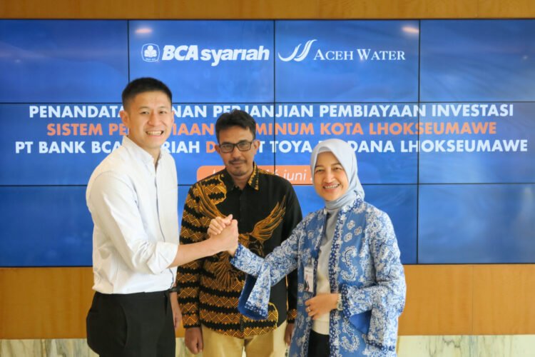 BCA Syariah Beri Pembiayaan Rp318,298 Miliar kepada Aceh Water