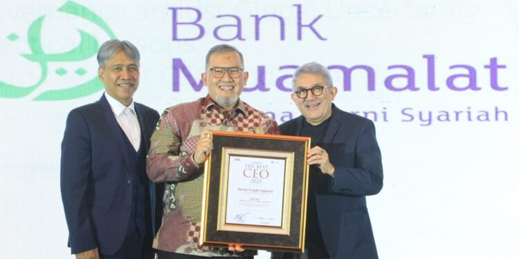 Prestisius, Direktur Utama Bank Muamalat Raih  Penghargaan Best CEO 2025