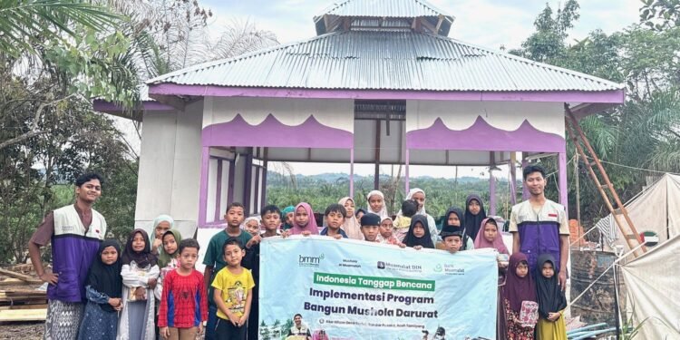 Bank Muamalat dan BMM Bangun Dua Musala untuk Korban Bencana di Aceh Tamiang