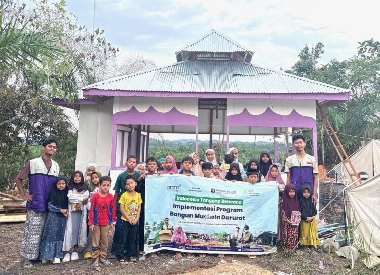 Bank Muamalat dan BMM Bangun Dua Musala untuk Korban Bencana di Aceh Tamiang