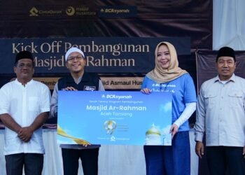 BCA Syariah Mulai Bangun Masjid Ar-Rahman di Aceh Tamiang, Awali Program 99 Masjid Asmaul Husna