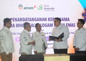 Bank Muamalat Gandeng ANTAM Perluas Distribusi Emas Syariah, Perkuat Ekosistem Emas Nasional